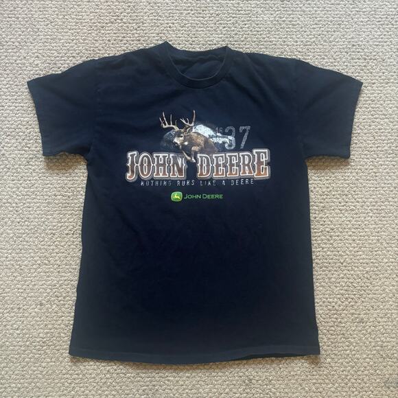 y2k 2000s style john deere tshirt medium no size tag farmer - Picture 1 of 5